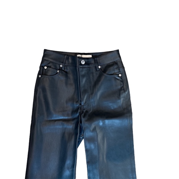 Zara 90s full length faux leather trouser size 2 - Picture 3 of 6